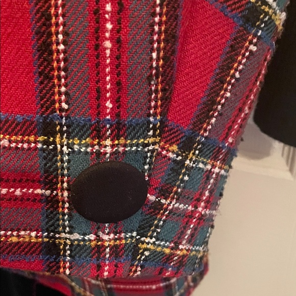 Venezia Women's Bold Red Plaid Blazer14/16 - Picture 4 of 8